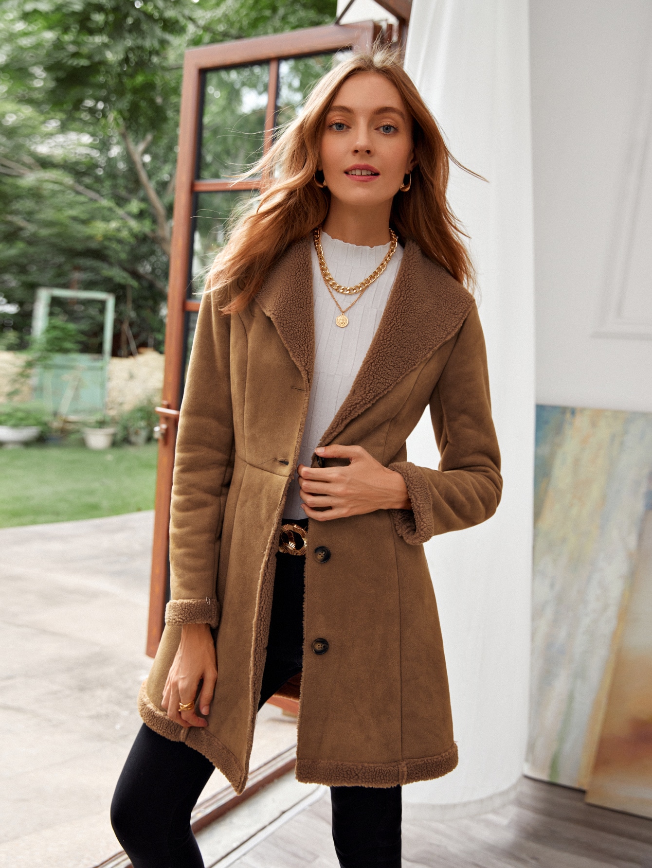 Button-Up Longline Coat