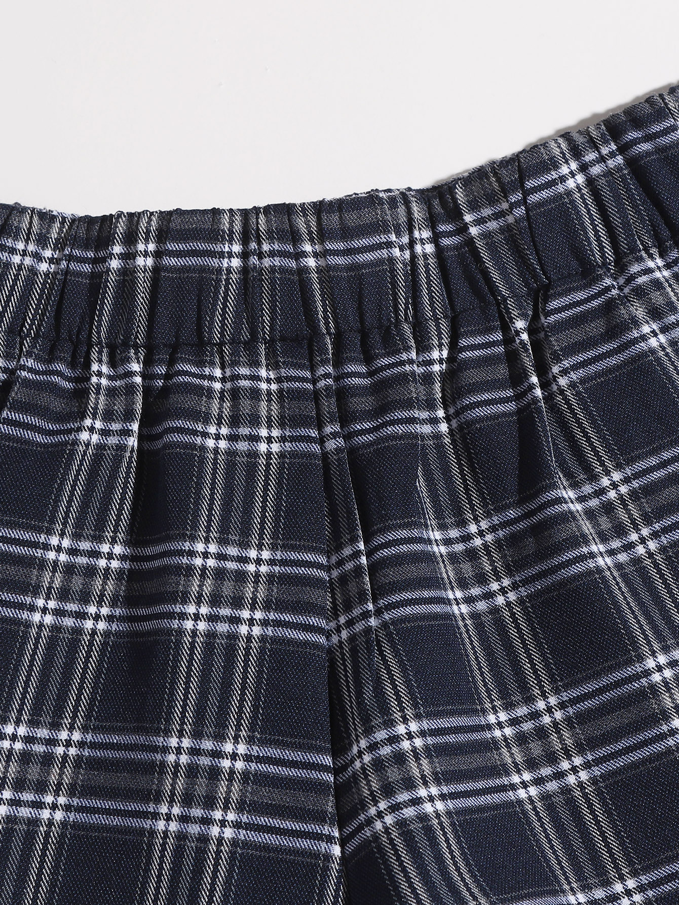 Plaid Wide Leg Shorts