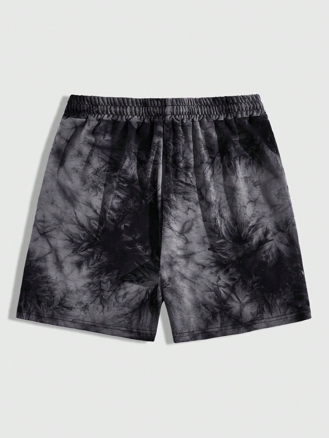 ROMWE Goth Men's Tie Dye Drawstring Waist Short Pants