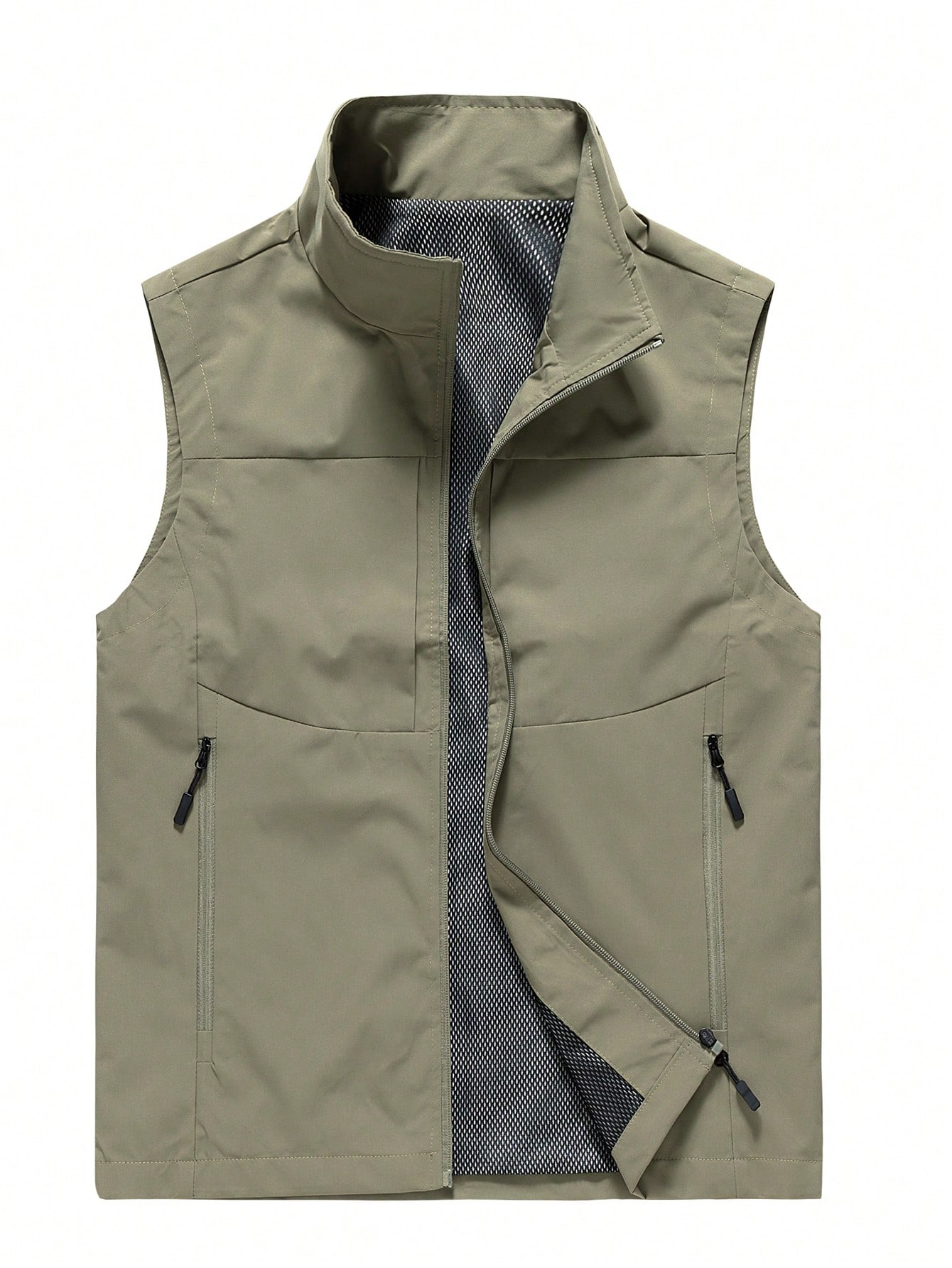 Men's Outdoor Casual Cargo Vest, Lightweight And