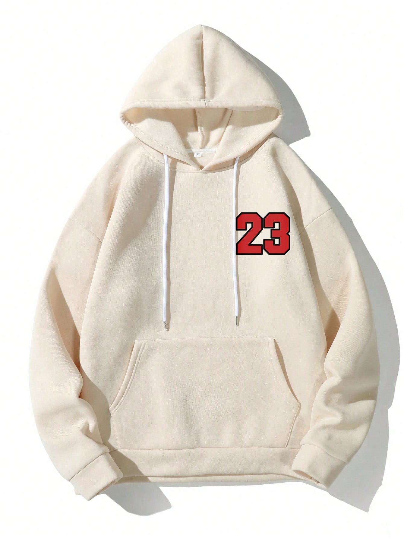 Manfinity Sporsity Men Letter Graphic Drop Shoulder Drawstring Hoodie