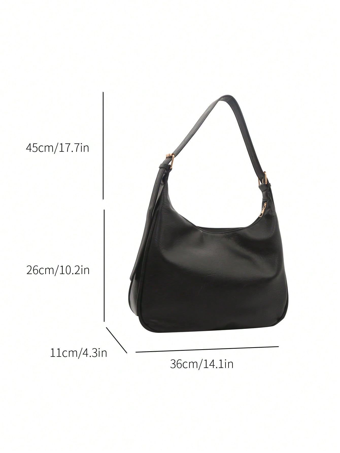 Vintage Casual Large Capacity Women's Shoulder Bag, New Pu Leather Soft Surface Popular Tote Bag For Everyday Use