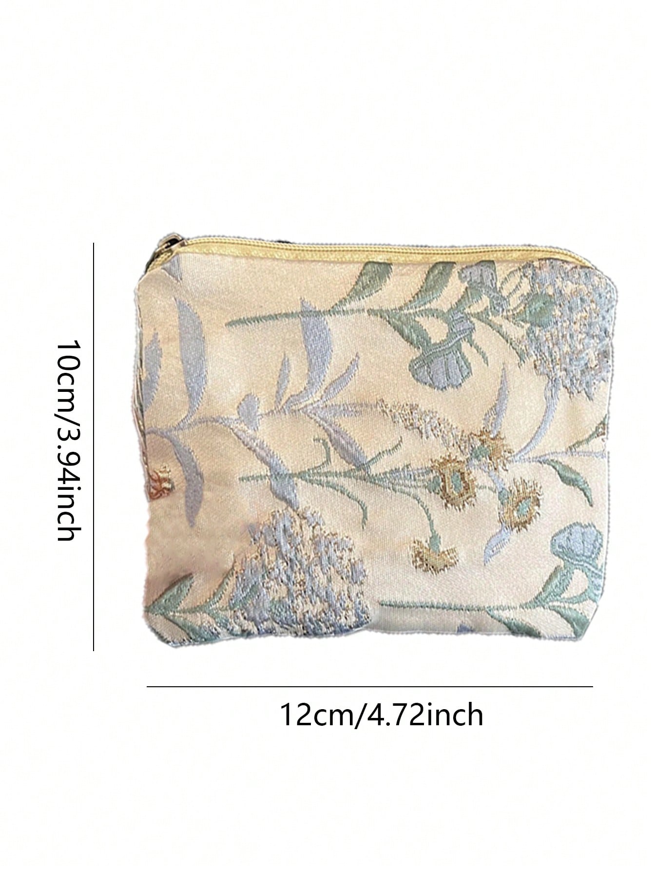 Women Floral Small Zipper Coin Purse Cute Female Makeup Storage Bag Pouch Zipper Card LipstickKey