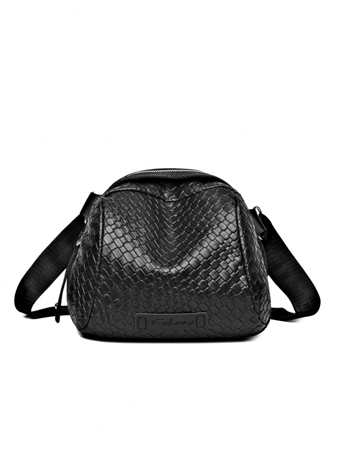 Women's Fashion Saddle Bag, Pebbled Crossbody Bag, Chest Bag