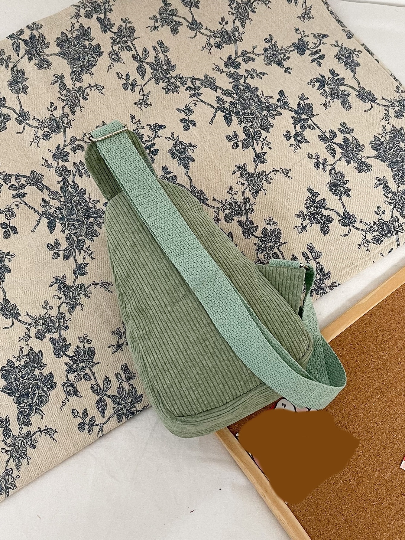 Mini Minimalist Corduroy Sling Bag