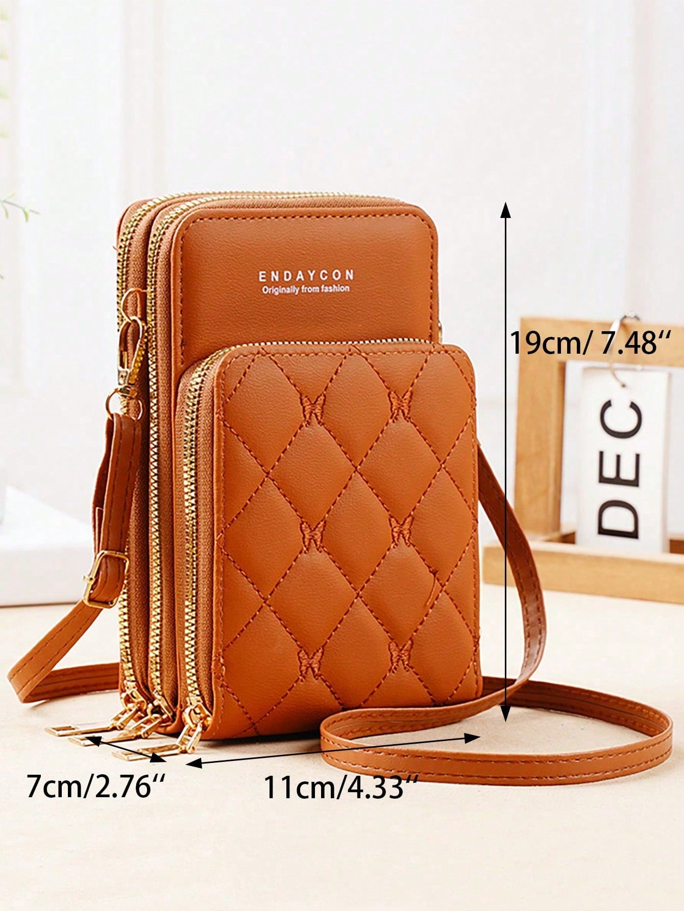 Small Crossbody Cell Phone Purse For Women Mini Messenger Shoulder Handbag Wallet With Credit Card Side Bag