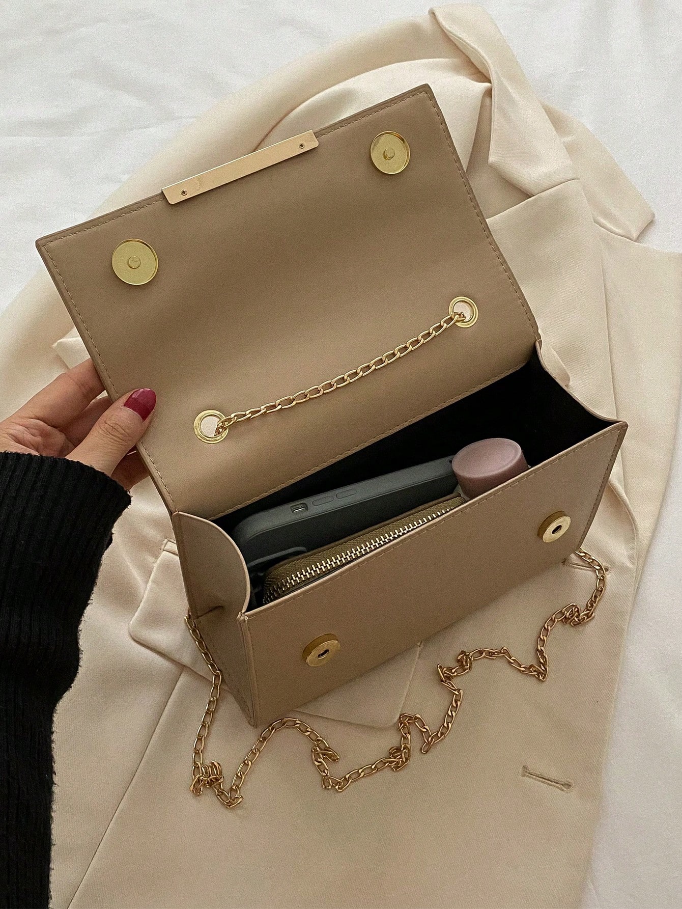 Mini Solid Color Fashion Shoulder Bag