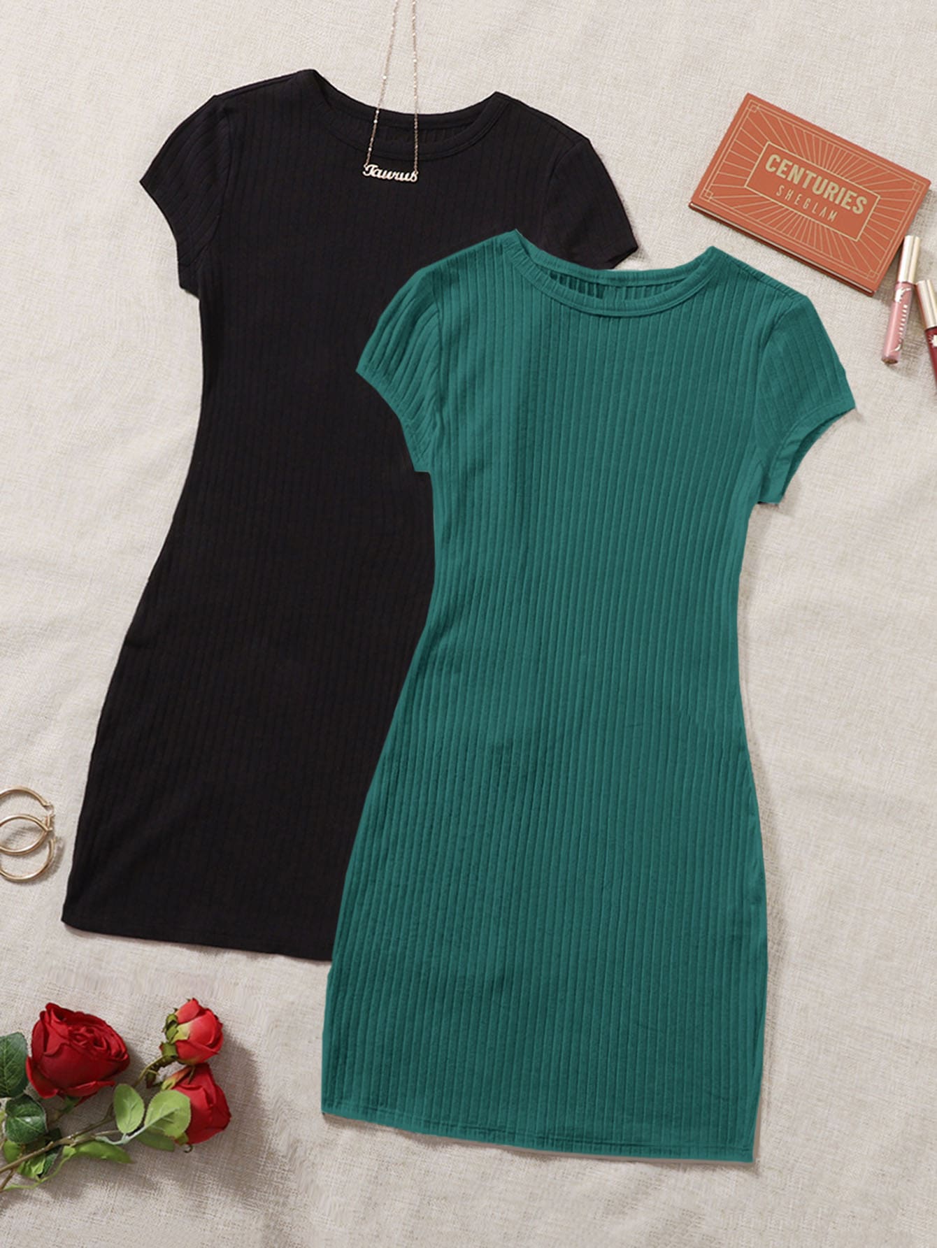 Summer2 Pack Rib-Knit Dress