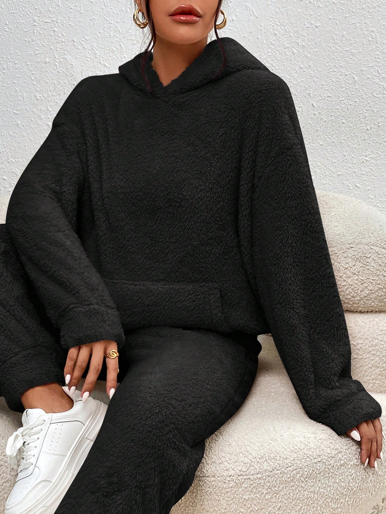 Women's Plush Long Sleeve Hoodie