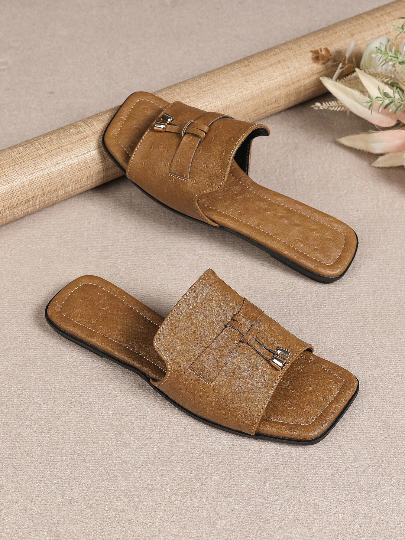 2024 Summer New Style Women's Flat Sandals, Breathable Roman Shoes, Slip-Resistant, Comfortable And Stylish