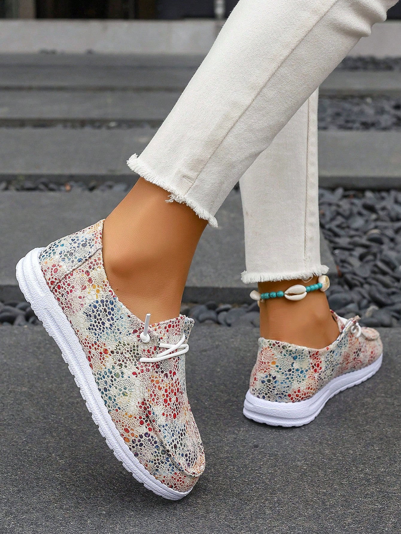 Ladies' Canvas Low-Top Casual Shoes, All-Season New Style Versatile Sneakers