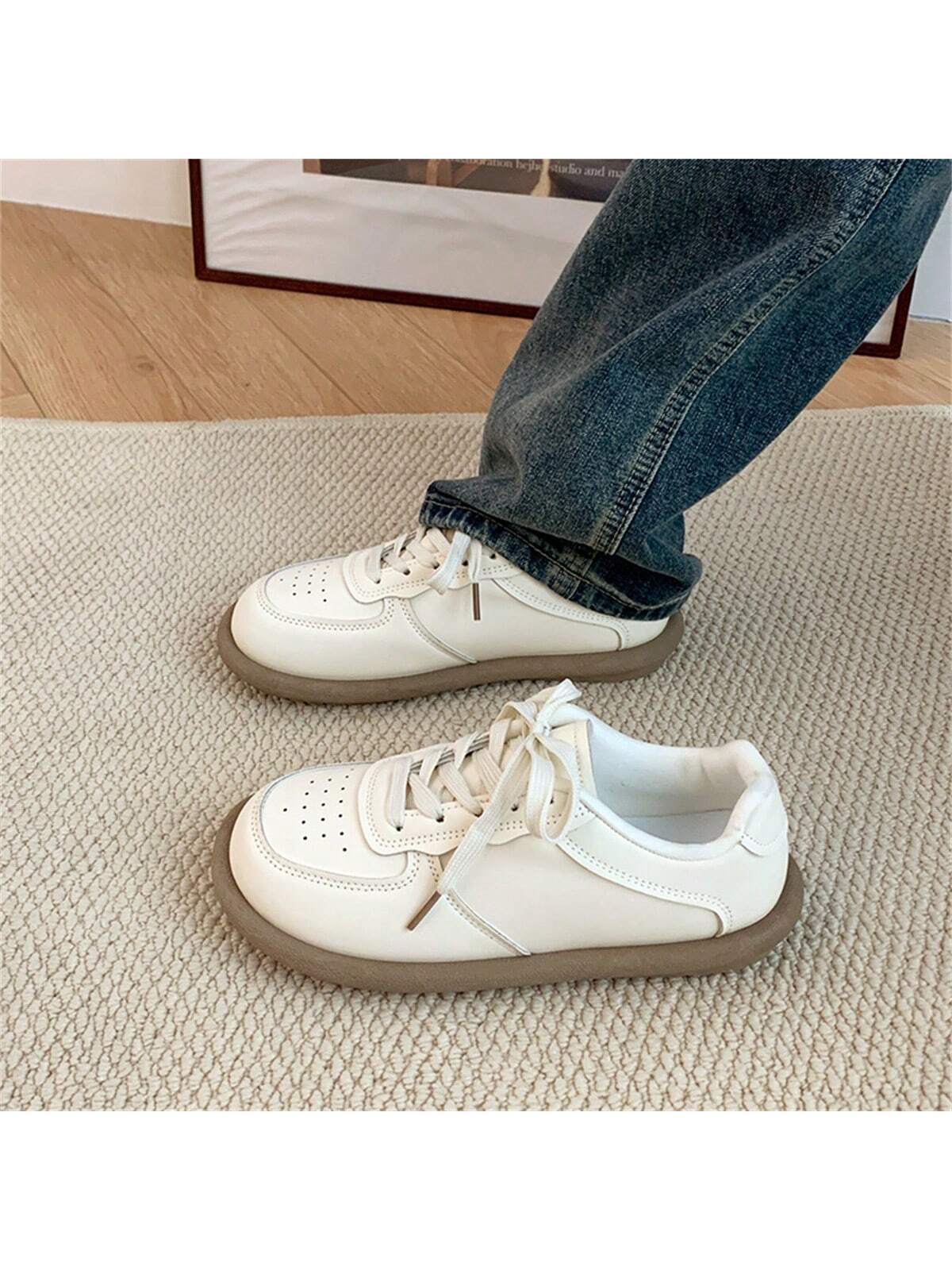 Minimalist Casual All-Match High-End Retro Sneakers For Spring And Autumn Wear,Lightweight And Suitable For Students