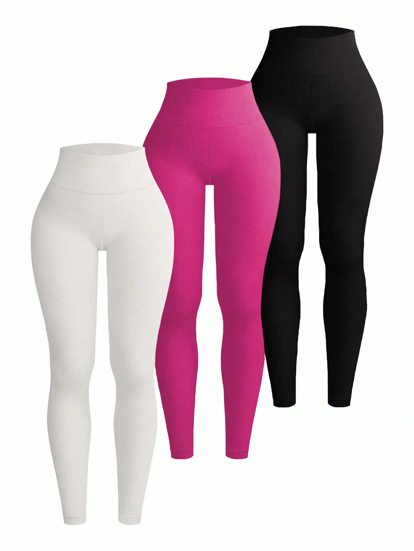 Women's Solid Color High Waist Leggings