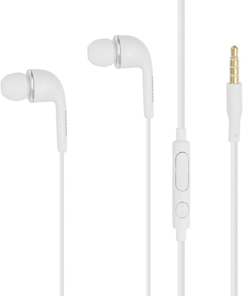 SAMSUNG 2257752 3.5mm Premium Sound/Stereo Earbud Headphones for Galaxy S6 Edge/S5/S4/Note Edge/4/3/2 Eo-EG900BW (Bulk Packaging