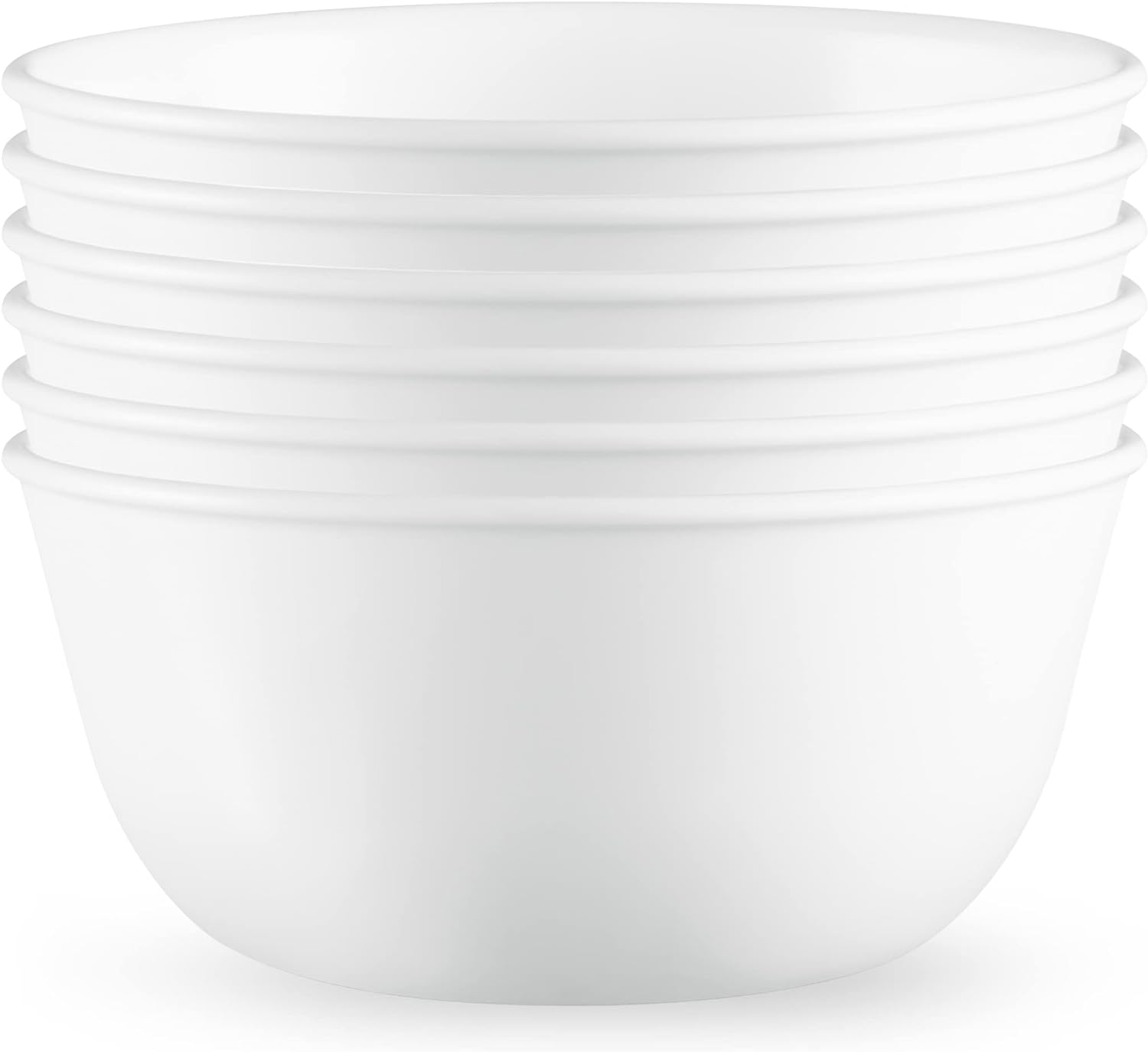 Corelle Vitrelle 28-oz Soup/Cereal Bowls Set of 6 Chip & Crack Resistant Dinnerware Bowls for Soup Ramen Cereal and More Triple 