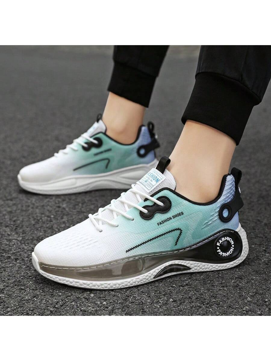 Men Outdoor Leisure Sports Shoes - Popcorn Fashionable Lightweight Breathable Running Shoes Wear-Resistant Comfortable Spring Ne