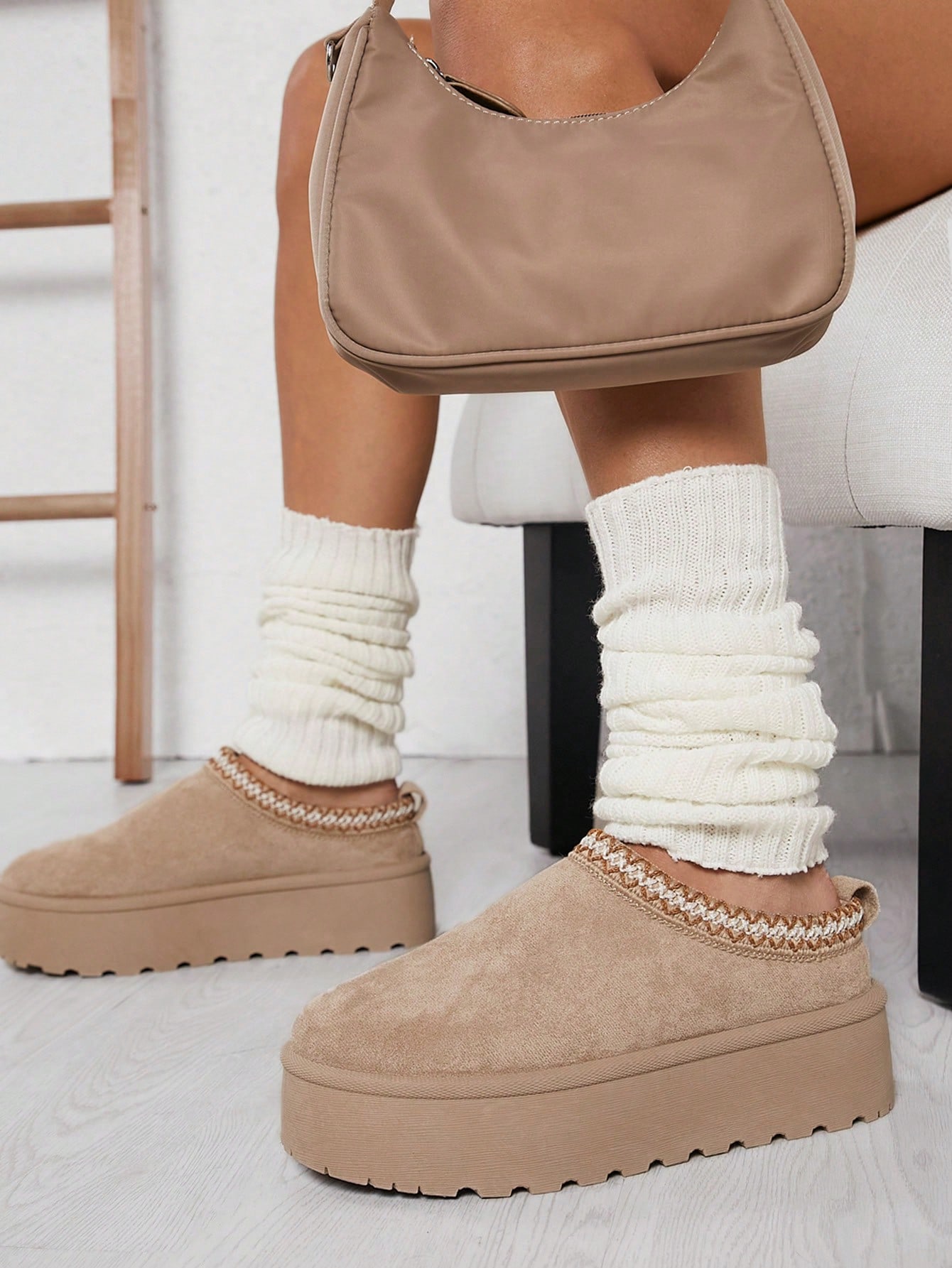 Haute Plain Flatform Warm Shoes