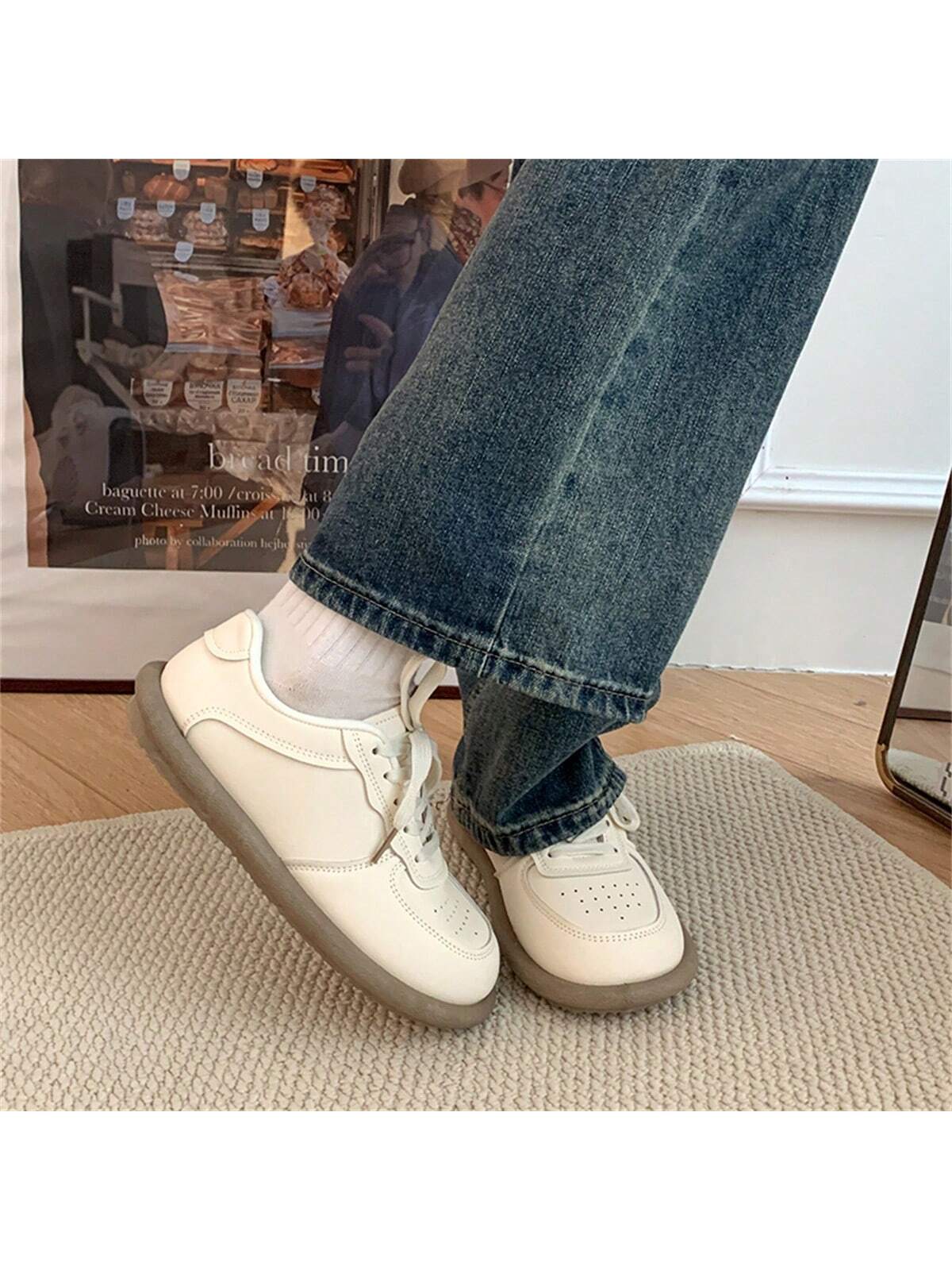 Minimalist Casual All-Match High-End Retro Sneakers For Spring And Autumn Wear,Lightweight And Suitable For Students