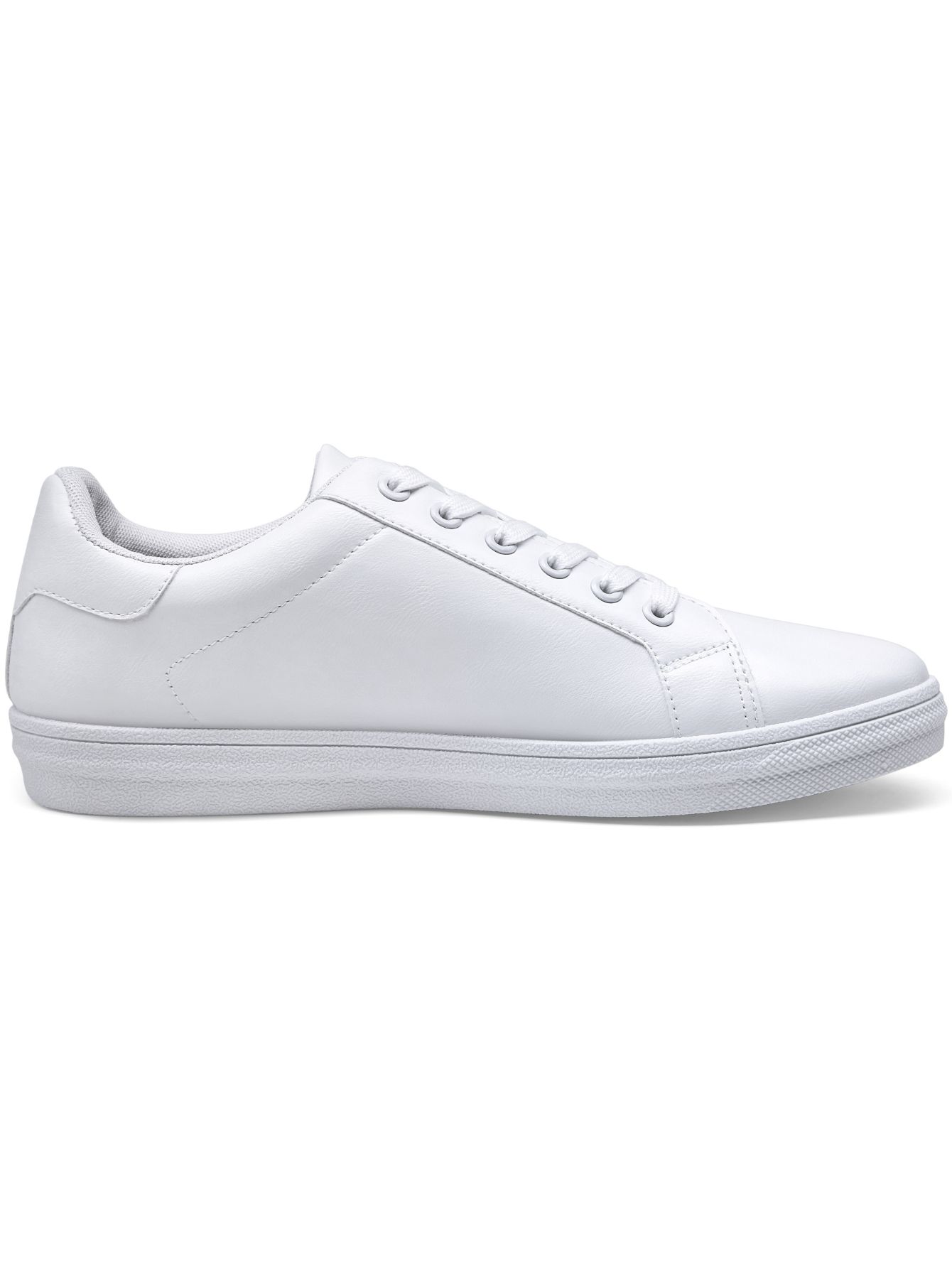 SHOESMALL White Fashion Sneakers Business Casual Shoes for Men