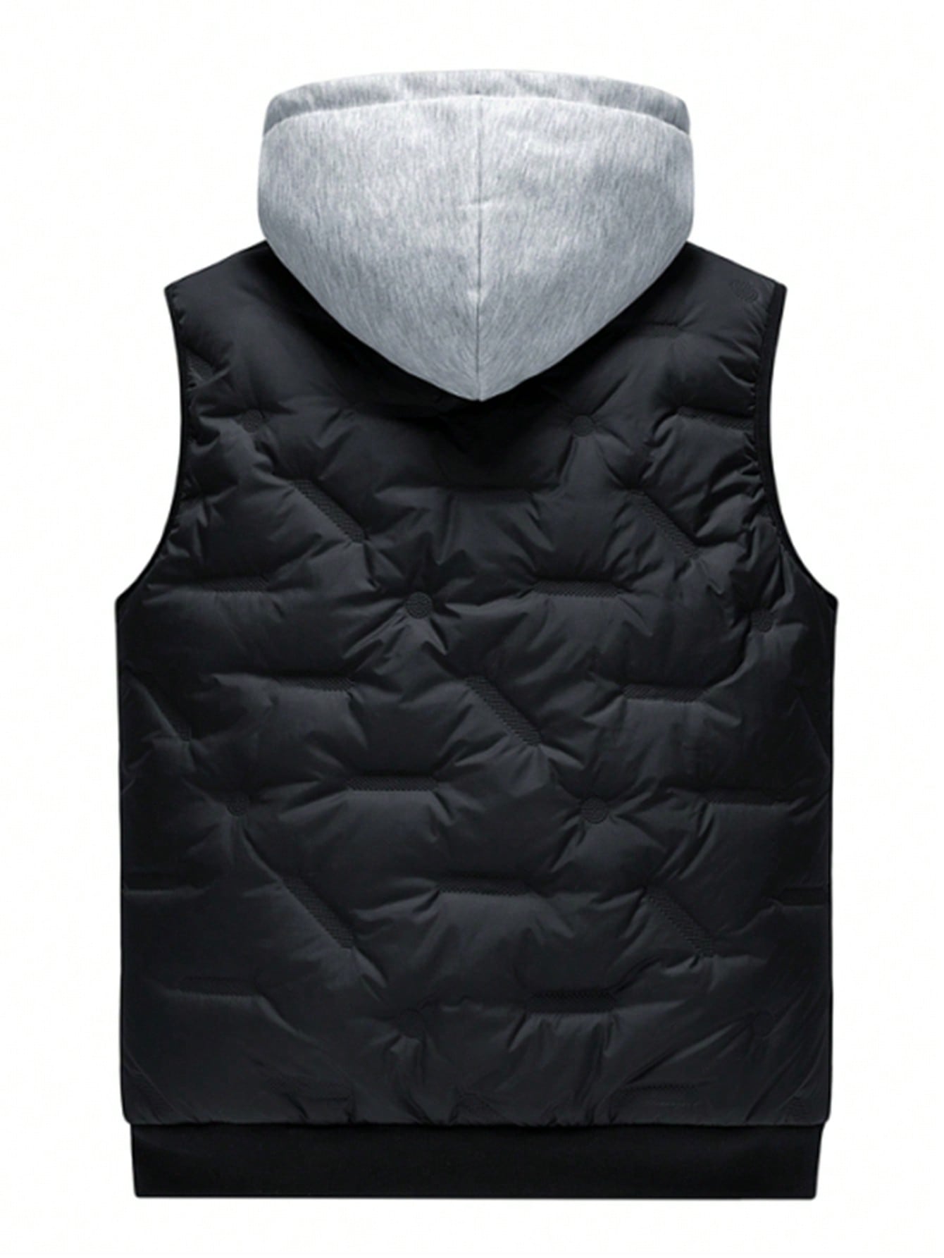 Men's Detachable Hooded Warm Vest