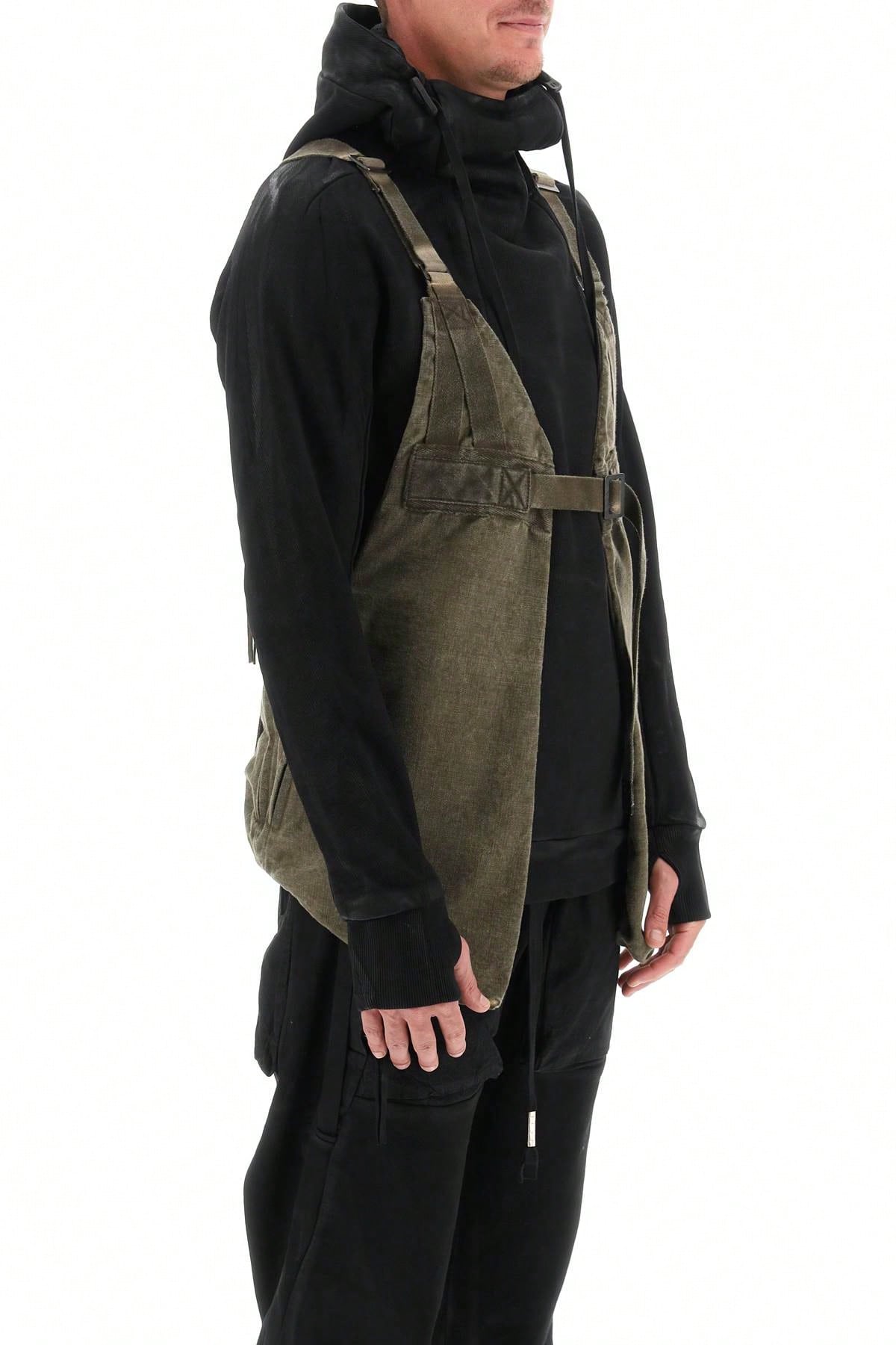 Boris Bidjan Saberi Boris bidjan saberi resin dyed cotton vest