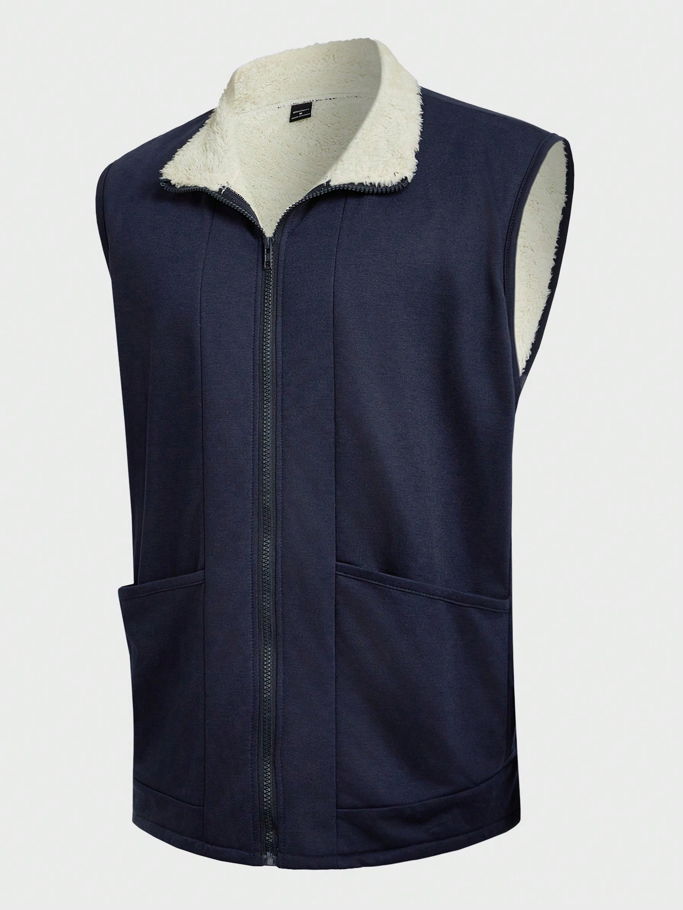 Manfinity Homme Men's Zipper Front Fleece Lined Vest