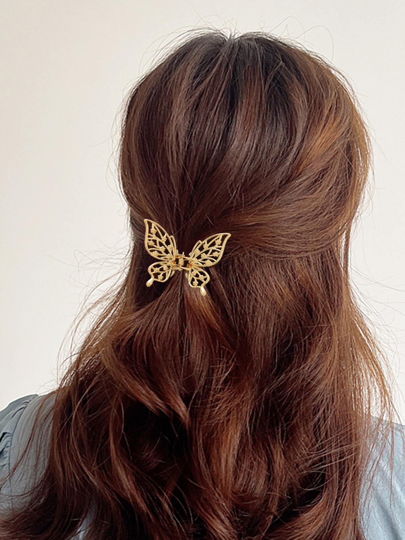 Butterfly Design Hair Claw