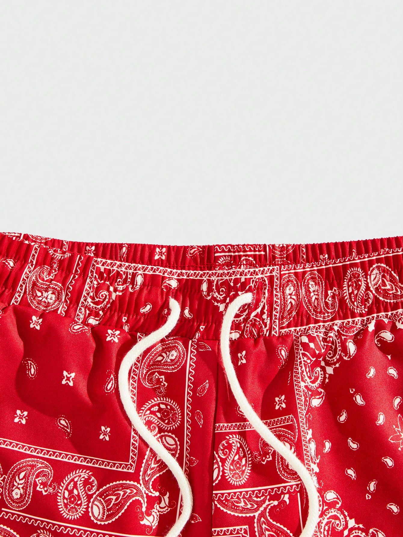 Manfinity RSRT Men Paisley Scarf Print Drawstring Waist Shorts