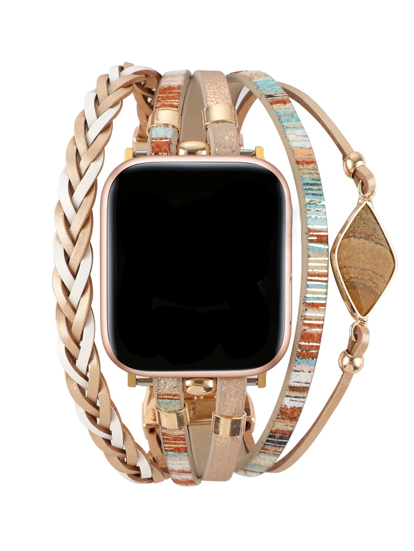 PU Watchband Compatible With Apple Watch