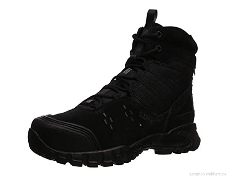 5.11 Tactical Men's Union Waterproof 6-Inch Work Boots  Shock Absorbing Insole  Black  40.5 EU  Style 12390