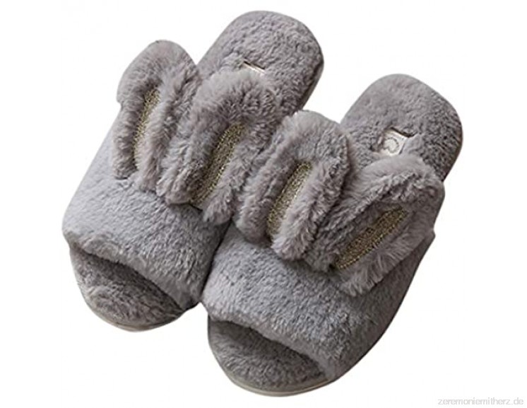 Bumplebee Herren Damen Winter Baumwolle Hausschuhe Warm Gefüttert Pantoffeln Plüsch Weiche Kuschelige Home rutschfeste Slippers 
