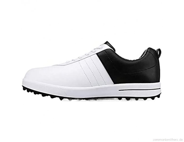 CGBF - Spikeless Golfschuhe für Herren  wasserdichte  rutschfeste Sportschuhe  leichte  atmungsaktive Sneakers  klassisches Auss