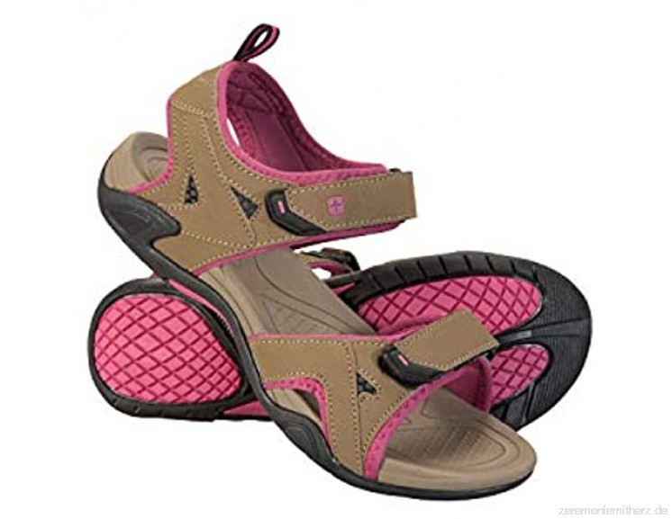 Mountain Warehouse Andros Sandalen für Damen - Sommerschuhe  Textilfutter  Klettverschluss  Strand-Flipflops mit Phylon-Fußbett 