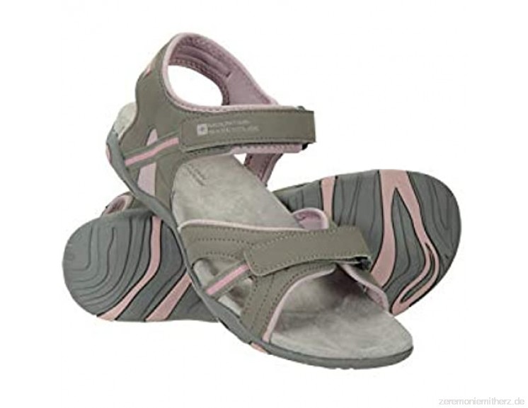 Mountain Warehouse Oia Sandalen für Damen - Leichte Sommerschuhe  Flexible Flipflops  Schaumpolsterung  Klettverschluss - Für Fr