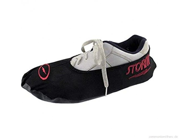 Storm Bowlingschuhe Bowling-Schuh Überzug von L  schwarz/rot