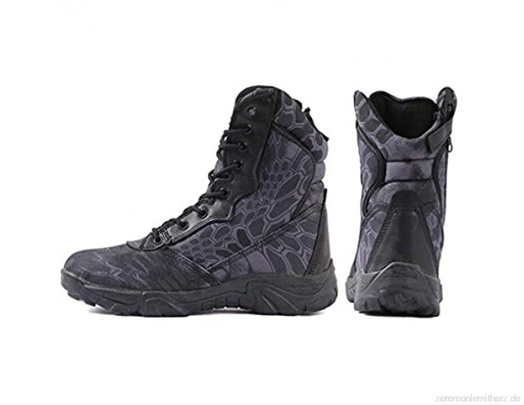 Tactical Military Combat Ankle Boots Im Freien Leder Jungle Combat Militärstiefel Wasserfeste Leichte Wanderschuhe Outdoor-Wande