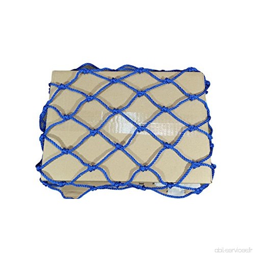 70 x 70 mm 4 mm Twisted Corde Filet pour piscine/bassin/Cargo Coque Bleu 1 mx2 m - B07179CGD6