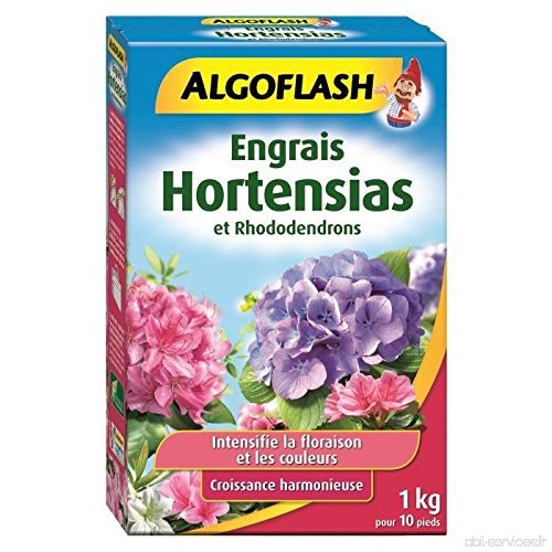 ALGOFLASH HORTO1 Engrais Hortensias et Rhododendrons  Multicolore  1 kg - B071FNSVYG