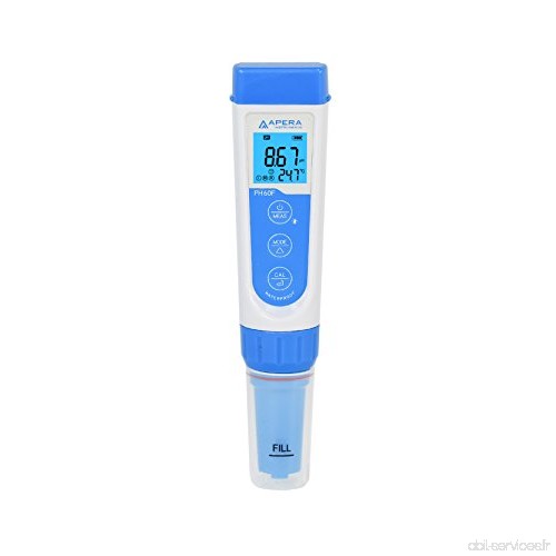 Apera Instruments Ai312 testeur de poche avec capteur Plat  remplaçable Ph60 F  Premium  pour la peau  tissus  papier de pH Test