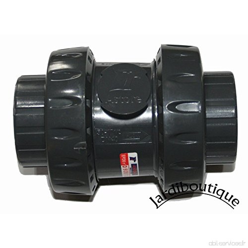Clapet anti-retour en PVC a boule Diamètre 40 mm - Jardiboutique - B06XWV89BH