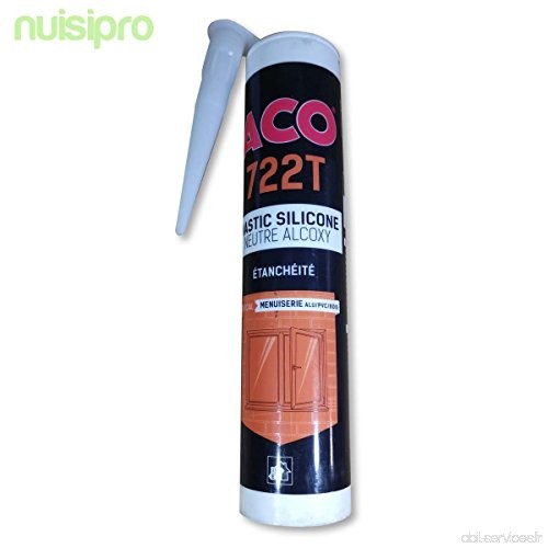Colle 310ml silicone transparent NUISIPRO pour coller pics anti pigeons - B072KP1H19