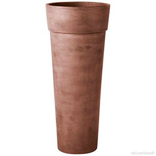 Deroma terra3 Pot Vase haut  en terre cuite  33 x 33 x 70 cm - B079LPPW87