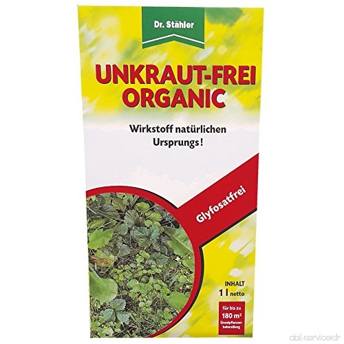 Dr. Stähler mauvaises herbes de sans Organic 500 ml glyphosatfreies Total Herbicide  Herbicide - B01CLK07HW