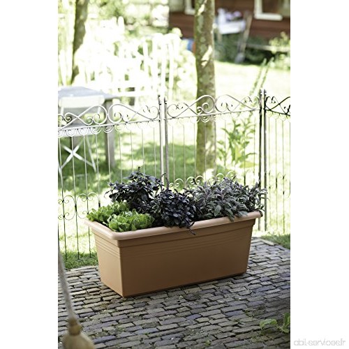 Elho 2055436 Green Basics Garden Pot de Fleurs Noir Taille XXL 100 x 50 x 42 cm - B007HOGTOS