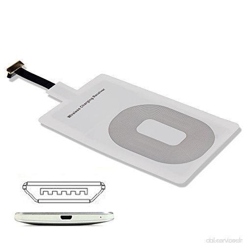 Elinkume 5V Module de Récepteur de charge sans fil Pour l'interface micro-USB 800 mA Ultra Mince QI Récepteur De Portable Sans F