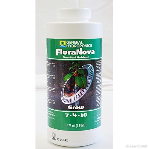 Engrais Bio Mineral Floranova Grow 0 473 litre - GHE - B00JJRHWRO