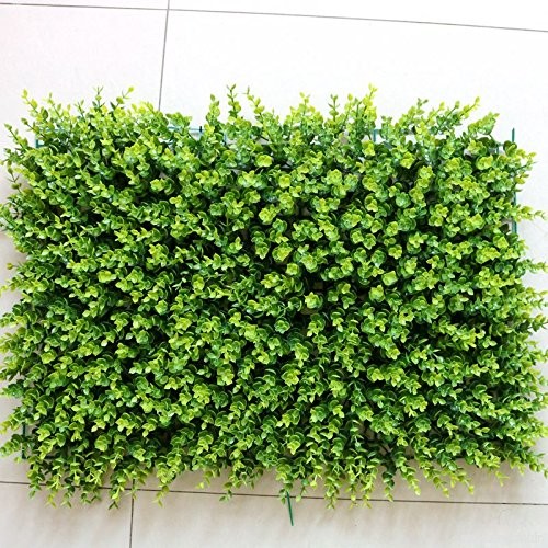 Fleurs artificielles Pelouse en gazon artificiel en plastique imitation mur végétal simulation fleur en plastique 308 Eucalyptus