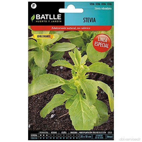 Graines aromatiques de Batlle - Stevia (Seeds - 50cm) - B00KM28E8G