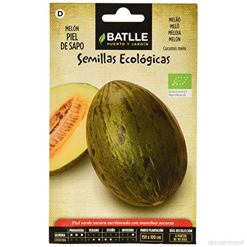 Graines Bio de Batlle - Melon peau de Crapaud (70 graines) - B00KM2COJ6