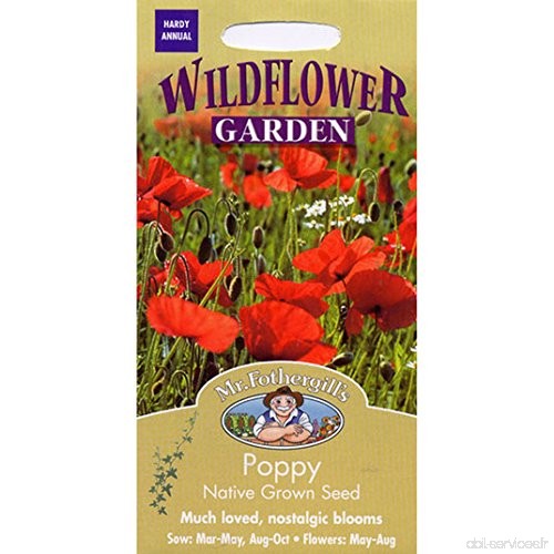 Graines de M. Fothergill - Wildflower Poppy - B01J845OY0